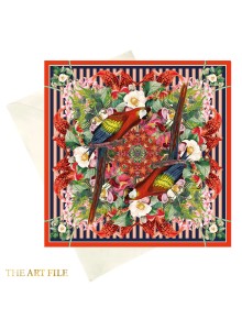 PR04 Gift card - flowerbomb parrots